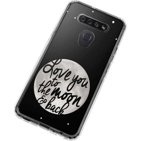 To The Moon And Back BW LG K51/Q51 Clear Case