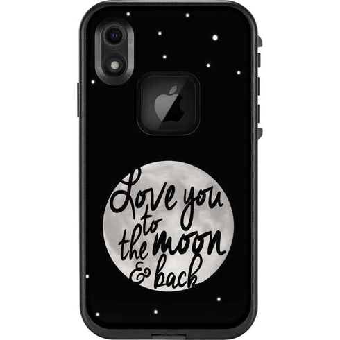 To The Moon And Back BW LifeProof Fre iPhone Skin
