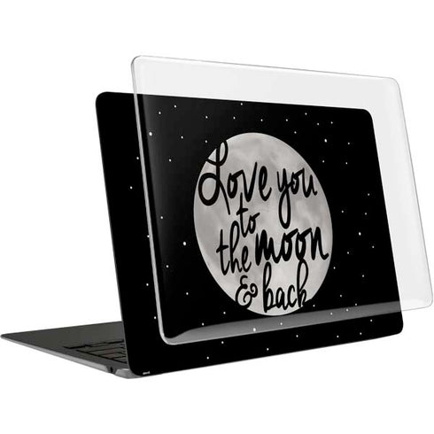 To The Moon And Back BW MacBook Air 13in (2020) Case plus Skin