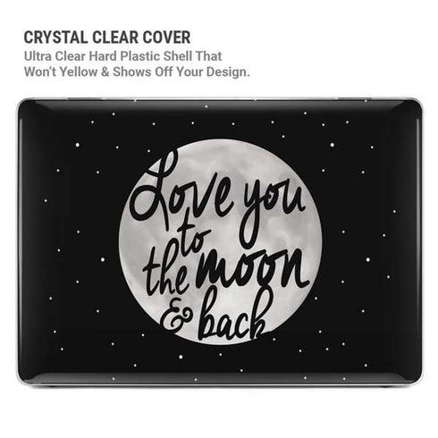 To The Moon And Back BW MacBook Air 13in M1 (2021) Case plus Skin