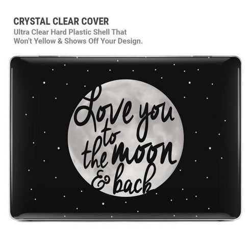 To The Moon And Back BW MacBook Pro 15in (2016-19) Case plus Skin