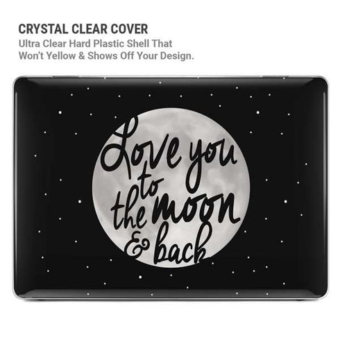 To The Moon And Back BW MacBook Pro 16in (2019-20) Case plus Skin