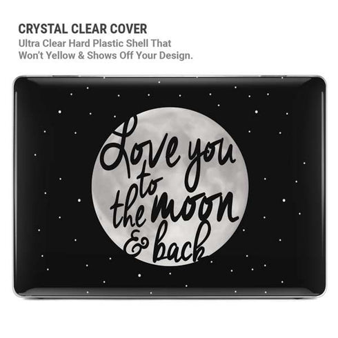 To The Moon And Back BW MacBook Pro 16in (2021-25) Case plus Skin