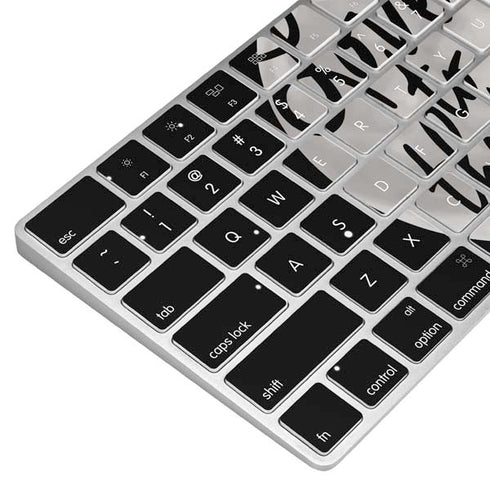 To The Moon And Back BW Magic Keyboard Skin