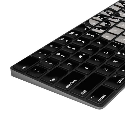 To The Moon And Back BW Magic Keyboard with Numeric Keypad Skin