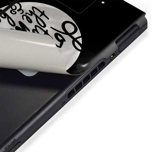 To The Moon And Back BW Nintendo Switch Bundle Skin