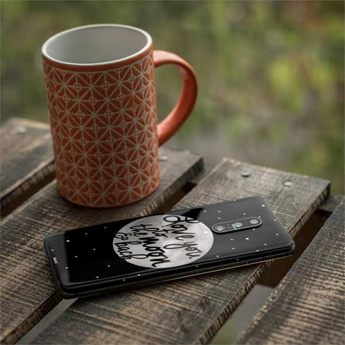 To The Moon And Back BW OnePlus 7 Pro Skin