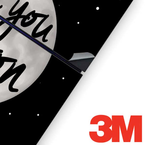 To The Moon And Back BW PS4 Console and Controller Bundle Skin