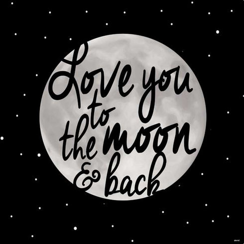 To The Moon And Back BW PS4 Console Skin