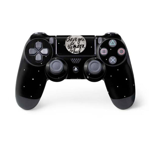 To The Moon And Back BW PS4 Controller Skin