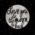 To The Moon And Back BW PS4 Pro/Slim Controller Skin