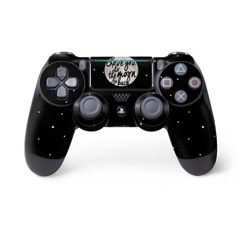 To The Moon And Back BW PS4 Pro/Slim Controller Skin