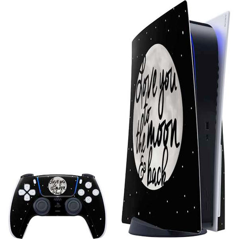 To The Moon And Back BW PS5 Bundle Skin
