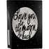 To The Moon And Back BW PS5 Console Skin