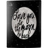 To The Moon And Back BW PS5 Digital Edition Console Skin