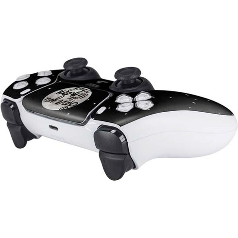 To The Moon And Back BW PS5 Controller Skin