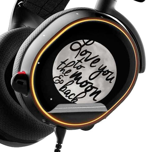 To The Moon And Back BW SteelSeries Arctis 5 Skin