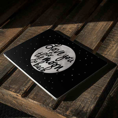 To The Moon And Back BW Surface Laptop 3 13.5in Skin