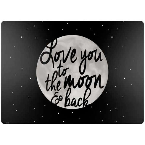 To The Moon And Back BW Surface Laptop 4 15in Skin