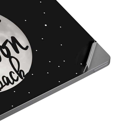 To The Moon And Back BW Universal Laptop 13in (10.6 x 7.6in) Skin