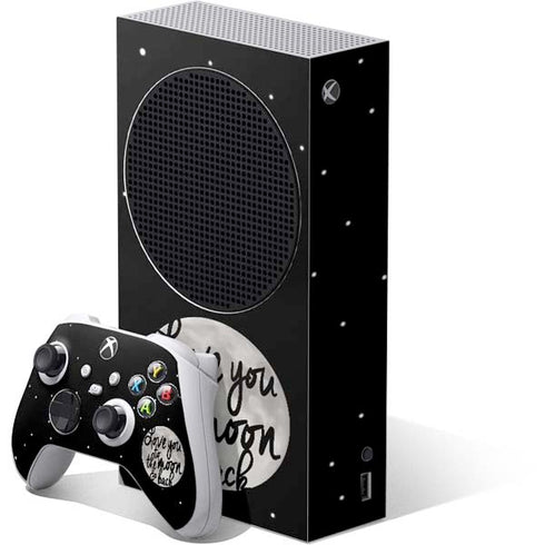 To The Moon And Back BW Xbox Series S Bundle Skin