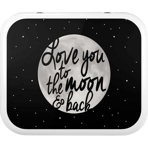 To The Moon And Back BW YETI Roadie 24 Hard Cooler Skin