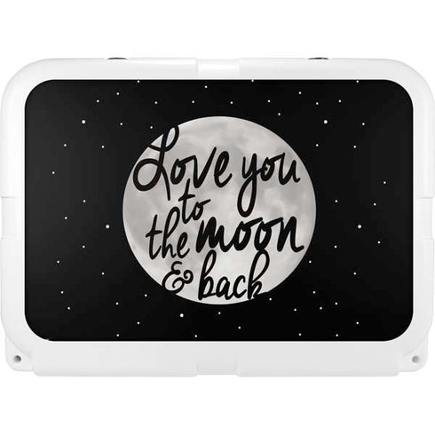 To The Moon And Back BW YETI Tundra 35 Hard Cooler Skin