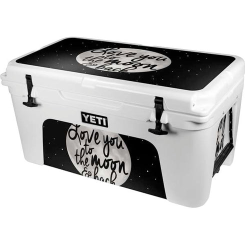 To The Moon And Back BW YETI Tundra 65 Hard Cooler Skin