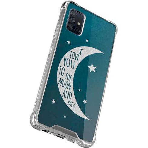 To The Moon And Back Galaxy A71 5G Clear Case
