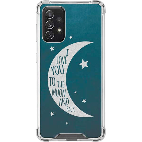To The Moon And Back Galaxy A72 5G Clear Case