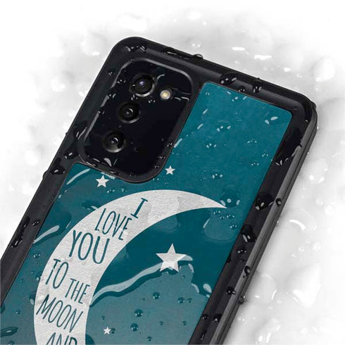 To The Moon And Back Galaxy Note20 5G Waterproof Case