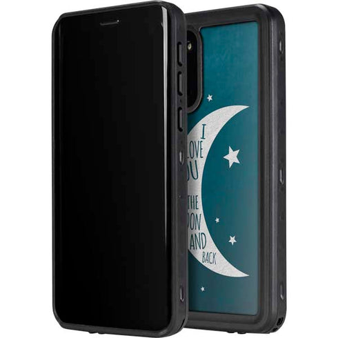 To The Moon And Back Galaxy S20 Plus Waterproof Case