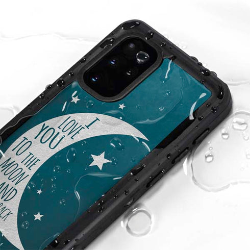 To The Moon And Back Galaxy S20 Plus Waterproof Case