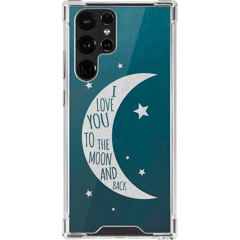 To The Moon And Back Galaxy S22 Ultra Clear Case