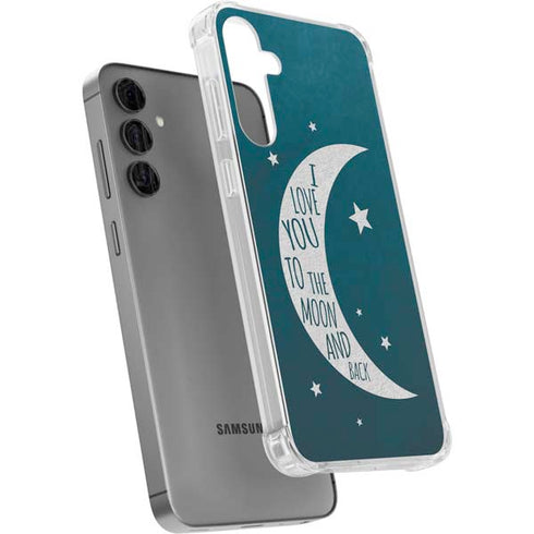 To The Moon And Back Galaxy S24 Plus Clear Case