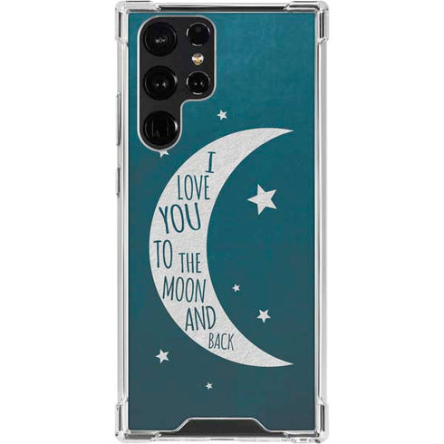To The Moon And Back Galaxy S24 Ultra Clear Case