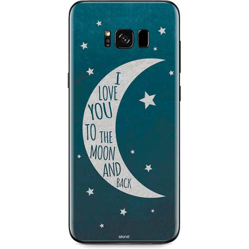 To The Moon And Back Galaxy S8 Skin