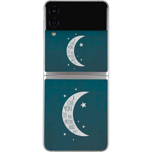 To The Moon And Back Galaxy Z Flip3 5G Skin