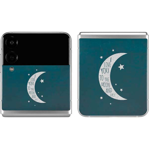 To The Moon And Back Galaxy Z Flip4 5G Skin