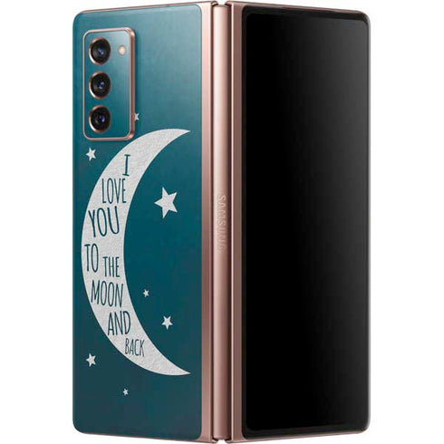 To The Moon And Back Galaxy Z Fold2 5G Skin