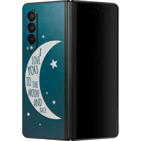 To The Moon And Back Galaxy Z Fold3 5G Skin