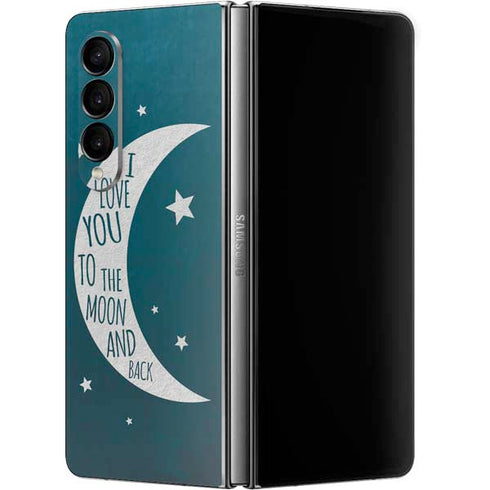 To The Moon And Back Galaxy Z Fold4 5G Skin