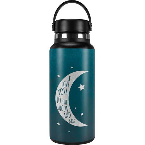 To The Moon And Back Hydro Flask 32oz Wide Mouth Skin
