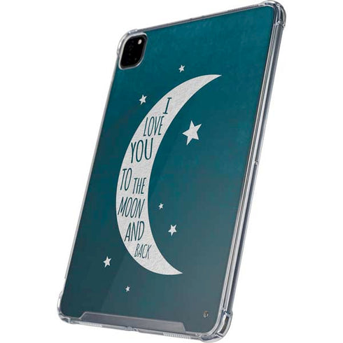 To The Moon And Back iPad Pro 12.9in (2020) Clear Case