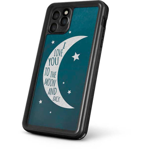 To The Moon And Back iPhone 11 Pro Max Waterproof Case