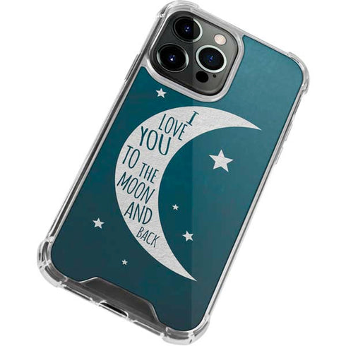 To The Moon And Back iPhone 13 Pro Clear Case