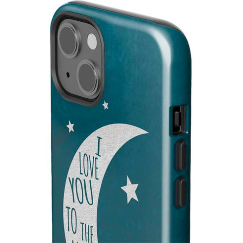 To The Moon And Back iPhone 14 Plus Impact Case