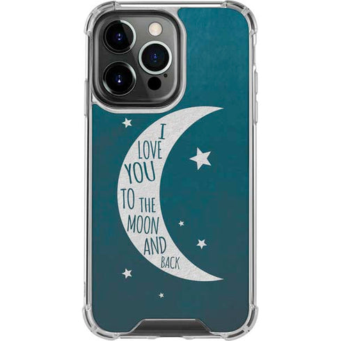 To The Moon And Back iPhone 15 Pro Clear Case
