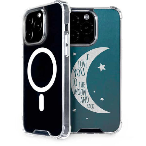 To The Moon And Back iPhone 15 Pro MagSafe Case