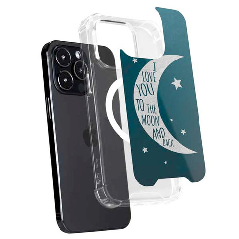 To The Moon And Back iPhone 15 Pro Max MagSafe Case